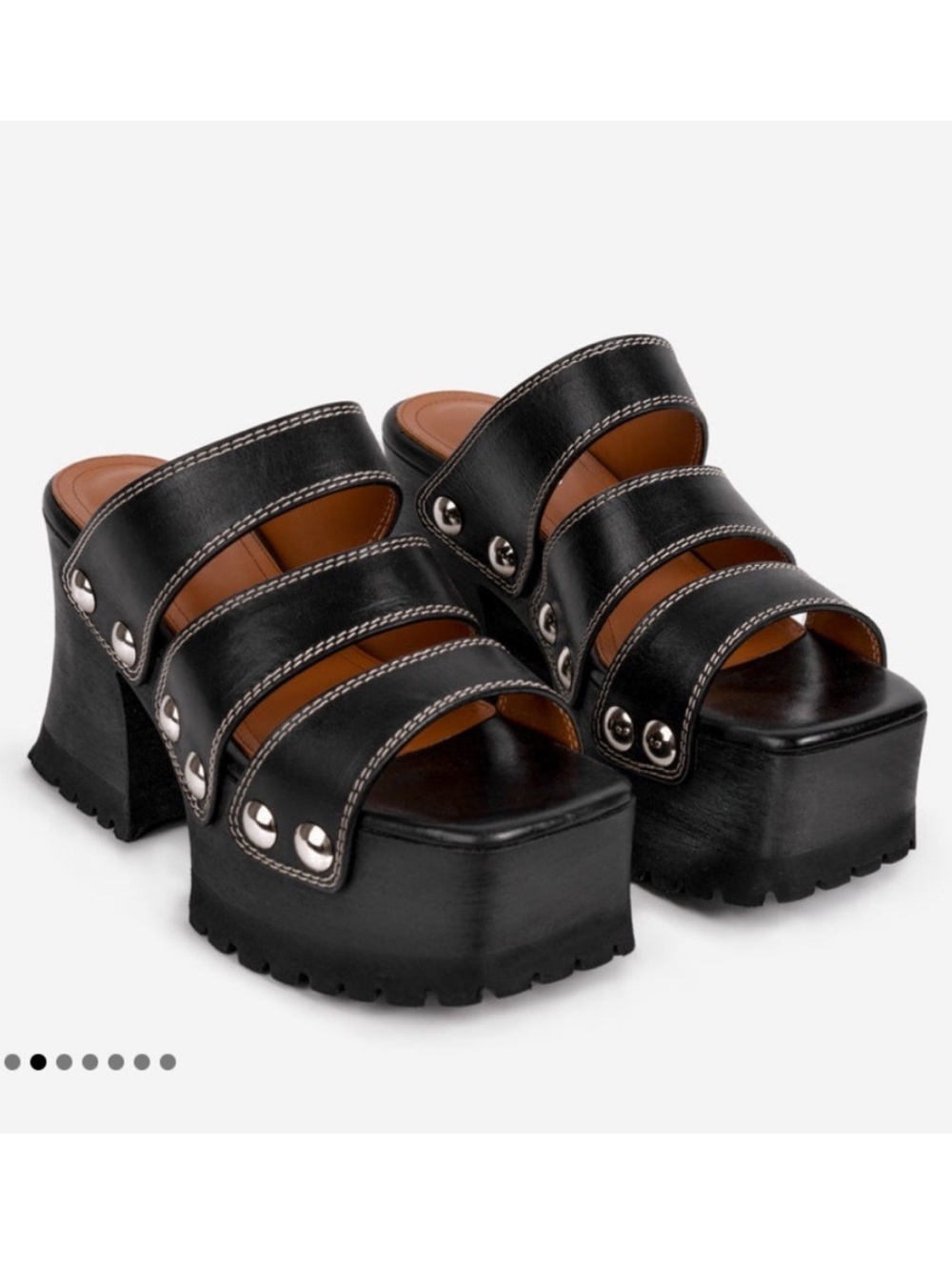 Labucq Slog Black Sandals 37